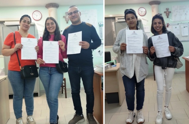 SAI “Vizzini Ordinari” (Gruppo Appartamenti). Attestati a 6 beneficiari che hanno conseguito la certificazione di lingua italiana livello a2